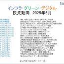 インフラ・グリーン・デジタル投資動向　2025年6月
