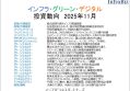 インフラ・グリーン・デジタル投資動向 2025年11月
