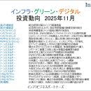 インフラ・グリーン・デジタル投資動向 2025年11月