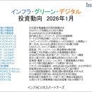 インフラ・グリーン・デジタル投資動向　2026年1月
